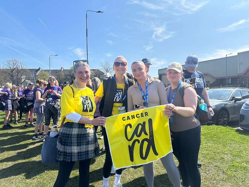 Bank of Scotland team at The Glasgow Kiltwalk