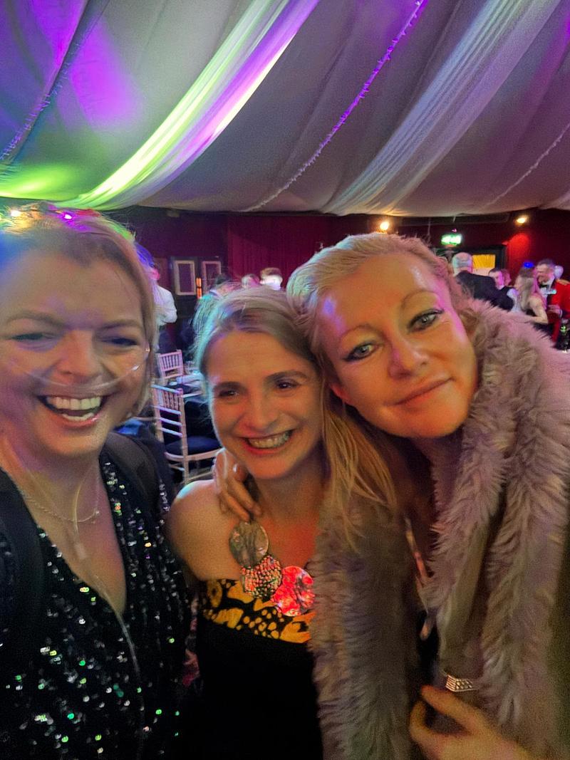 Jen Hardy MBE, Lorraine Dallas and Heather Dewar