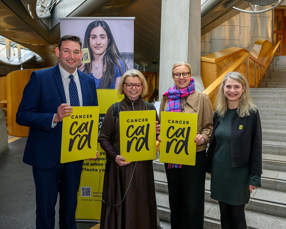 Miles Briggs, Rachel Hamilton, Dr Jen Hardy MBE and Lorraine Dallas