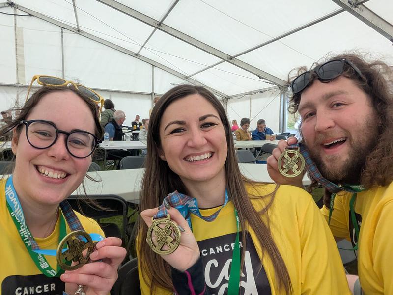 Accountability team at The Edinburgh Kiltwalk